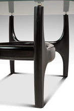 Load image into Gallery viewer, Set of Two (2) MCM Sculptural Biomorphic Side Tables / End Tables After Adrian Pearsall for Craft Associates in Ebony, USA, c. 1960s-ABT Modern
