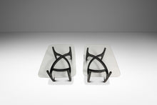 Load image into Gallery viewer, Set of Two (2) MCM Sculptural Biomorphic Side Tables / End Tables After Adrian Pearsall for Craft Associates in Ebony, USA, c. 1960s-ABT Modern
