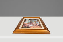 Load image into Gallery viewer, Set of Two (2) Matching Framed / Signed Mid-Century Modern Geometric Abstraction Oil on Canvas Paintings by Fred Blassingham, USA, c. 1980s-ABT Modern
