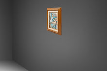 Load image into Gallery viewer, Set of Two (2) Matching Framed / Signed Mid-Century Modern Geometric Abstraction Oil on Canvas Paintings by Fred Blassingham, USA, c. 1980s-ABT Modern
