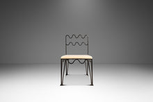 Load image into Gallery viewer, Set of Two (2) Méandre Side Chairs in Wrought Iron Inspired by Jean Royère Produced by Design Frères, USA, c. 2000s-ABT Modern
