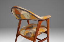 Load image into Gallery viewer, Set of Two (2) Mid-Century Danish Modern Armchairs in Teak w/ Bespoke Fabric by Erik Kirkegaard for Høng Stolefabrik, Denmark, c. 1950's-ABT Modern

