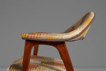 Load image into Gallery viewer, Set of Two (2) Mid-Century Danish Modern Armchairs in Teak w/ Bespoke Fabric by Erik Kirkegaard for Høng Stolefabrik, Denmark, c. 1950's-ABT Modern
