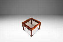 Load image into Gallery viewer, Set of Two (2) Mid-Century Danish Modern End Tables in Teak &amp; Smoked Glass by Kristiansen Thomassen, Denmark, c. 1970s-ABT Modern
