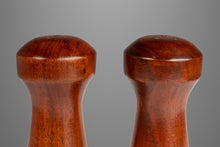 Load image into Gallery viewer, Set of Two ( 2 ) Mid-Century Danish Modern Salt &amp; Pepper Shakers in Solid Walnut, Denmark, c. 1970s-ABT Modern
