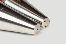 Load image into Gallery viewer, Set of Two (2) Mid-Century Danish Modern Salt and Pepper Shakers in Rosewood &amp; Stainless Steel, Denmark, c. 1960s-ABT Modern
