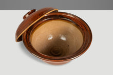 Load image into Gallery viewer, Set of Two (2) Mid-Century Japanese Modern Glazed Stoneware Rice Cookers / Serving Pots, Japan, c. 1970s-ABT Modern
