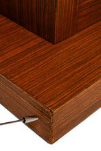 Load image into Gallery viewer, Set of Two (2) Mid-Century Modern 6 ft Freestanding Architectural Tower Floor Lamps in Oak After Frank Llyod Wright, USA, c. 1960s-ABT Modern
