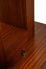 Load image into Gallery viewer, Set of Two (2) Mid-Century Modern 6 ft Freestanding Architectural Tower Floor Lamps in Oak After Frank Llyod Wright, USA, c. 1960s-ABT Modern
