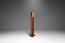 Load image into Gallery viewer, Set of Two (2) Mid-Century Modern 6 ft Freestanding Architectural Tower Floor Lamps in Oak After Frank Llyod Wright, USA, c. 1960s-ABT Modern
