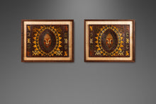 Load image into Gallery viewer, Set of Two (2) Mid Century Modern Framed Embossed Leather Pre-Columbian Folk Art by Angel Pazmino, Ecuador, c. 1960&#39;s-ABT Modern
