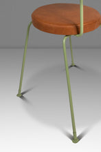 Load image into Gallery viewer, Set of Two (2) Mid-Century Modern Italian Outdoor Patio / Bistro Chairs in Wrought Iron &amp; Vinyl, USA, c. 1960s-ABT Modern
