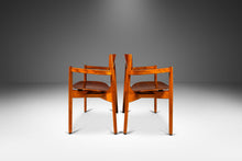 Load image into Gallery viewer, Set of Two (2) Mid-Century Modern Stacking General Purpose Chairs in Oak &amp; Walnut by Jens Risom for Jens Risom Design, USA, c. 1960&#39;-ABT Modern
