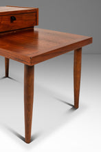 Load image into Gallery viewer, Set of Two (2) Mid-Century Modern "Step" End Tables in Walnut w/ Storage Drawers by American of Martinsville, USA, c. 1960s-ABT Modern
