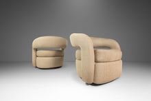 Load image into Gallery viewer, Set of Two (2) Mid-Century Modern &quot;Targa&quot; Swivel Chairs by Weiman for Interlude Home After Vladimir Kagan, USA, c. 2000s-ABT Modern
