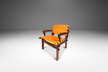 Load image into Gallery viewer, Set of Two (2) Mid-Century Modern Tooled Leather Sling / Safari Lounge Chairs by Angel Pazmino, Ecuador, c. 1960s-ABT Modern
