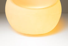 Load image into Gallery viewer, Set of Two (2) Mid-Century Post Modern Futurist Outdoor Plastic Molded Spherical Lighted Accent Egg Chairs by Souluxe, USA, c. 2000s-ABT Modern
