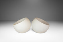 Load image into Gallery viewer, Set of Two (2) Mid-Century Post Modern Futurist Outdoor Plastic Molded Spherical Lighted Accent Egg Chairs by Souluxe, USA, c. 2000s-ABT Modern

