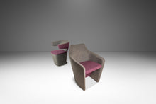 Load image into Gallery viewer, Set of Two (2) Post Modern "Bison" &amp; "Venus" Lounge / Accent Chairs in Mohair by Simon Pengelly for Allermuir, United Kingdom, c. 2010s-ABT Modern
