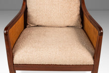 Load image into Gallery viewer, Set of Two (2) Rare Mid-Century Modern Caned Lounge Chairs in Walnut by Kipp Stewart for Directional, USA, c. 1950s-ABT Modern
