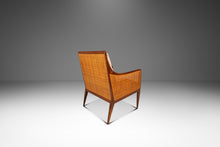 Load image into Gallery viewer, Set of Two (2) Rare Mid-Century Modern Caned Lounge Chairs in Walnut by Kipp Stewart for Directional, USA, c. 1950s-ABT Modern
