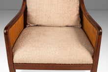 Load image into Gallery viewer, Set of Two (2) Rare Mid-Century Modern Caned Lounge Chairs in Walnut by Kipp Stewart for Directional, USA, c. 1950s-ABT Modern
