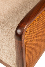 Load image into Gallery viewer, Set of Two (2) Rare Mid-Century Modern Caned Lounge Chairs in Walnut by Kipp Stewart for Directional, USA, c. 1950s-ABT Modern
