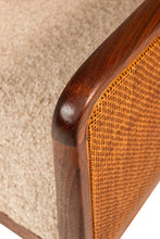 Load image into Gallery viewer, Set of Two (2) Rare Mid-Century Modern Caned Lounge Chairs in Walnut by Kipp Stewart for Directional, USA, c. 1950s-ABT Modern
