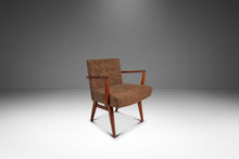 Load image into Gallery viewer, Set of Two (2) Rare Mid-Century Modern Model C-108 Armchairs in Walnut &amp; Brown Bouclé by Jens Risom for Jens Risom Design, USA, c. 1950s-ABT Modern
