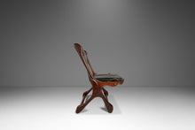 Load image into Gallery viewer, Set of Two ( 2 ) Rare Mid-Century Modern "Sloucher" Sling Chairs in Rosewood &amp; Leather by Don S. Shoemaker for Señal Furniture, c. 1960s-ABT Modern
