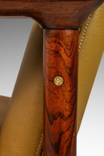 Load image into Gallery viewer, Set of Two (2) Rare Mid-Century Scandinavian Modern Arm Chairs in Solid Rosewood and Leather by De Klerk &amp; Sons, Netherlands, c. 1960s-ABT Modern
