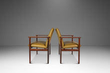 Load image into Gallery viewer, Set of Two (2) Rare Mid-Century Scandinavian Modern Arm Chairs in Solid Rosewood and Leather by De Klerk &amp; Sons, Netherlands, c. 1960s-ABT Modern
