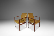 Load image into Gallery viewer, Set of Two (2) Rare Mid-Century Scandinavian Modern Arm Chairs in Solid Rosewood and Leather by De Klerk &amp; Sons, Netherlands, c. 1960s-ABT Modern
