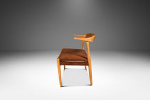 Load image into Gallery viewer, Set of Two (2) Rare Mid-Century Scandinavian Modern "Horn" Accent Armchairs in Beech &amp; Suede by Folke Ohllson for DUX, Sweden, c. 1950s-ABT Modern
