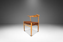 Load image into Gallery viewer, Set of Two (2) Rare Mid-Century Scandinavian Modern "Horn" Accent Armchairs in Beech &amp; Suede by Folke Ohllson for DUX, Sweden, c. 1950s-ABT Modern
