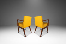 Load image into Gallery viewer, Set of Two (2) Rare Restored Mid-Century Modern Model C-108 Armchairs in Walnut by Jens Risom for Jens Risom Design, USA, c. 1950s-ABT Modern
