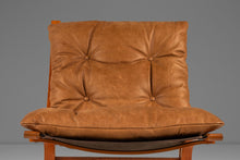 Load image into Gallery viewer, Set of Two (2) Scandinavian Mid-Century Modern "Siesta" Chairs in Leather by Igmar Relling for Westnofa, Norway, c. 1970's-ABT Modern
