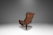 Load image into Gallery viewer, Set of Two (2) Scandinavian Modern Reclining Lounge Chairs &amp; Ottomans by Soda Galvano for Vatne Mobler, Norway, c. 1970s-ABT Modern
