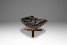 Load image into Gallery viewer, Set of Two (2) Scandinavian Modern Reclining Lounge Chairs &amp; Ottomans by Soda Galvano for Vatne Mobler, Norway, c. 1970s-ABT Modern
