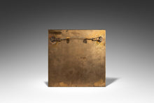 Load image into Gallery viewer, Set of Two (2) Signed Brutalist Abstract Modern Bronze Wall Plaques by Jack McLean, USA, c. 2005-ABT Modern
