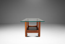 Load image into Gallery viewer, Set of Two (2) Tubular Glass-Top End Tables After Adrian Pearsall for Craft Associates, c. 1960s-ABT Modern
