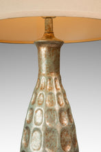 Load image into Gallery viewer, Set of Two (2) Vintage Mid-Century Modern Textured Rough Glazed Ceramic Table Lamps, USA, c. 1970s-ABT Modern
