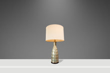 Load image into Gallery viewer, Set of Two (2) Vintage Mid-Century Modern Textured Rough Glazed Ceramic Table Lamps, USA, c. 1970s-ABT Modern
