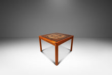Load image into Gallery viewer, Set of Two Danish Modern Coffee Table w/ Matching Side Table in Teak w/ Ceramic Tile Mosaic Inlay by Johannes Andersen, Denmark, c. 1970's-ABT Modern
