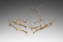 Load image into Gallery viewer, Signed Mid-Century Modern &quot;Birds in Flight&quot; Brass Sculpture by Curtis Freiler &amp; Jerry Fels for Curtis Jeré, USA, c. 1994-ABT Modern
