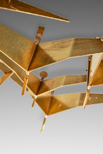 Load image into Gallery viewer, Signed Mid-Century Modern &quot;Birds in Flight&quot; Brass Sculpture by Curtis Freiler &amp; Jerry Fels for Curtis Jeré, USA, c. 1994-ABT Modern
