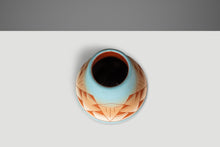 Load image into Gallery viewer, Signed Vintage South West Native American Sioux Unglazed Clay Etched-Pottery Vase / Vessel, USA, c. 1980s-ABT Modern
