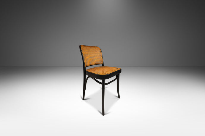 Single Bentwood Prague Model 811 Side Dining Chair by Josef Frank for Stendig w/ Original Cane Seat & Back, Poland, c. 1960s-ABT Modern