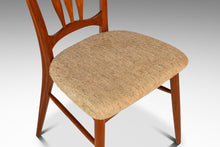 Load image into Gallery viewer, Single Danish Mid-Century Modern "Ingrid" Model Dining Chair in Teak &amp; Original Fabric by Niels Koefoed, Denmark, c. 1960s-ABT Modern
