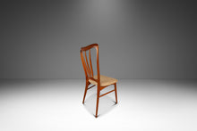 Load image into Gallery viewer, Single Danish Mid-Century Modern "Ingrid" Model Dining Chair in Teak &amp; Original Fabric by Niels Koefoed, Denmark, c. 1960s-ABT Modern

